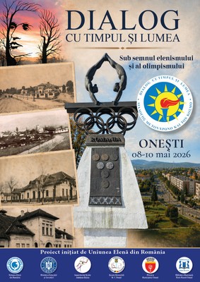 Afișul etapei naționale a Concursului „Dialog cu timpul și lumea”