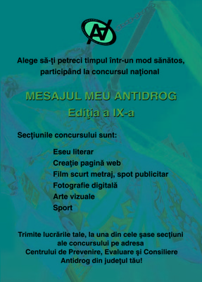 MESAJUL ANTIDROG SPATE